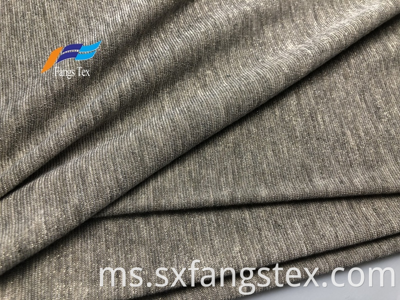 Lurex Nylon Knitted Polyester Spandex Shiny Lycra Fabric 1